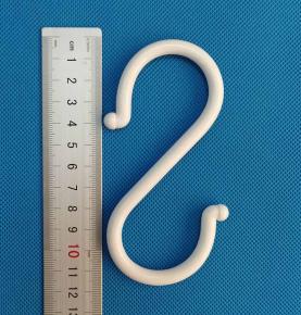  plastic S-hook, dual-ended hook, multi-purpose for kitchen and bathroom